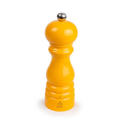 Peugeot Paris manuelle Salzmühle aus Holz mit u'Select-System safrangelb, 18 cm