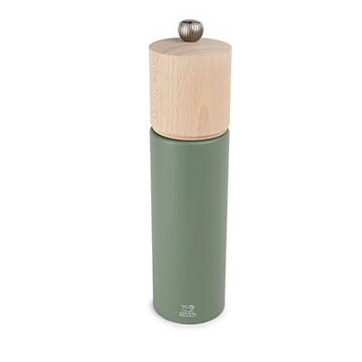 Peugeot Boreal Pfeffermühle 21 cm aus Buchenholz, olivgrün