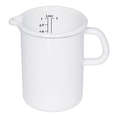 Riess Küchenmaß weiß, 14 cm - 2 l