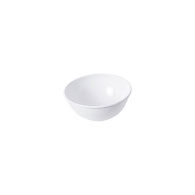 Riess Obst & Salatschüssel aus Emaille weiß, 22 cm
