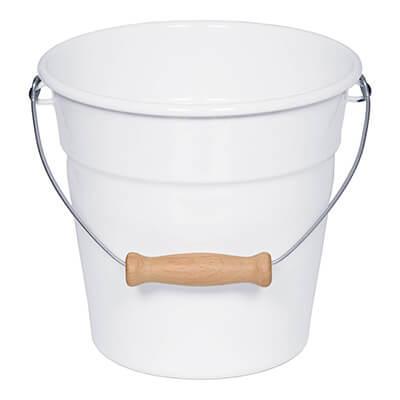 Riess Minieimer weiß, 16 cm