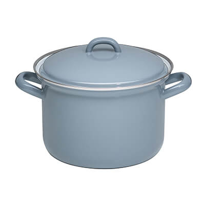 Riess Fleischtopf mit Deckel grau, 16 cm - 1,5 l