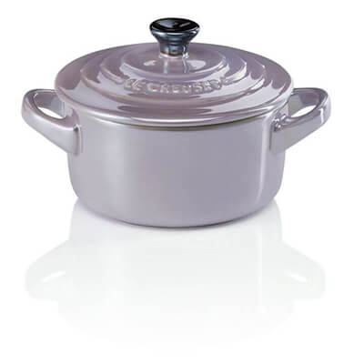 Le Creuset Mini Cocotte Metallic bluebell purple metallic