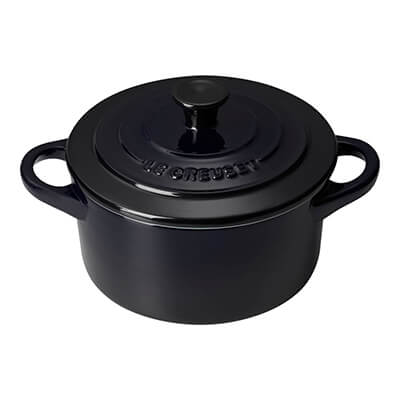 Le Creuset Mini Cocotte schwarz