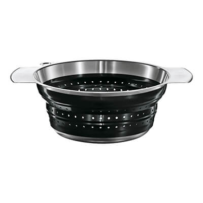 Rösle Seiher faltbar schwarz, 24 cm