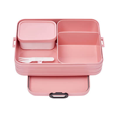 Mepal Bento Lunchbox - take a break nordic pink, large