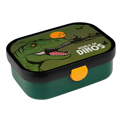Mepal Brotdose Campus mit Bento-Einsatz für Kinder, dino