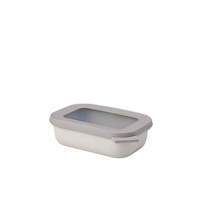 Mepal Multischüssel Cirqula rechteckig nordic white, 500 ml