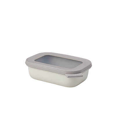 Mepal Multischüssel Cirqula rechteckig nordic white, 500 ml