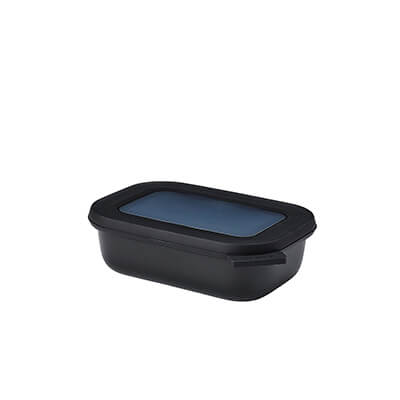 Mepal Multischüssel Cirqula rechteckig nordic black, 500 ml