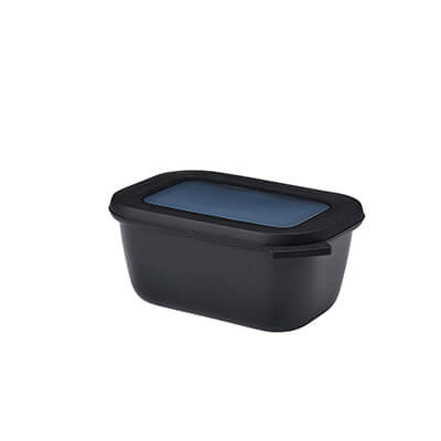 Mepal Multischüssel Cirqula rechteckig nordic black, 750 ml
