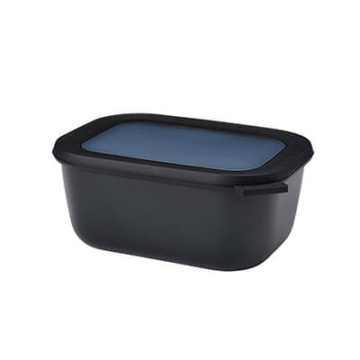 Mepal Multischüssel Cirqula rechteckig nordic black, 1500 ml