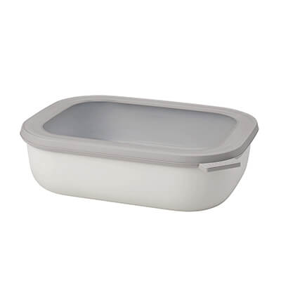 Mepal Multischüssel Cirqula rechteckig nordic white, 2000 ml