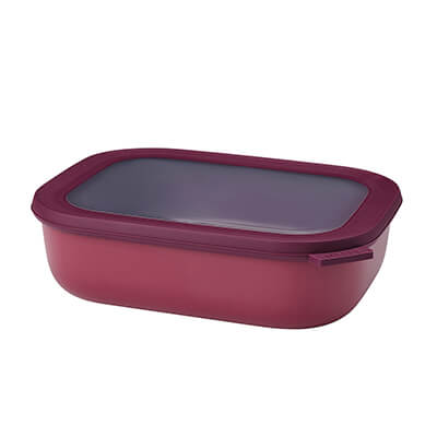Mepal Multischüssel Cirqula rechteckig nordic berry, 2000 ml