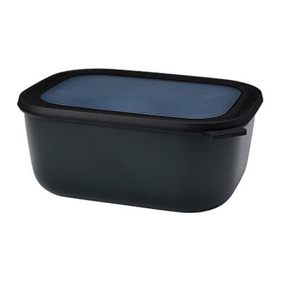 Mepal Multischüssel Cirqula rechteckig nordic black, 3000 ml