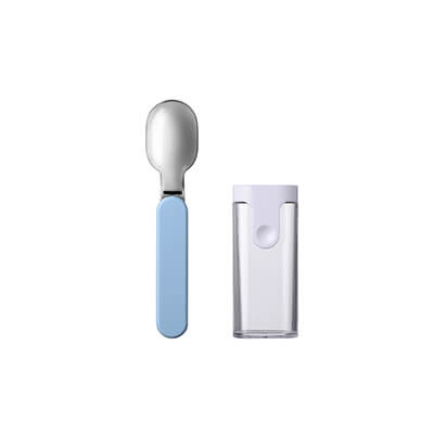 Mepal faltbarer Löffel Ellipse, nordic blue