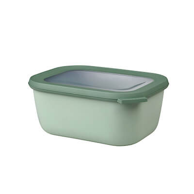 Mepal Multischüssel Cirqula rechteckig nordic sage, 1500 ml