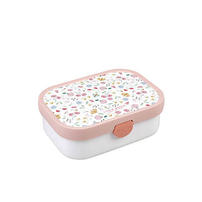 Mepal Brotdose Campus mit Bento-Einsatz für Kinder, Flowers & Butterflies