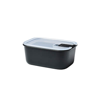 Mepal Frischhaltedose Easyclip aus Kunststoff nordic black, 700 ml