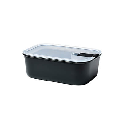 Mepal Frischhaltedose Easyclip aus Kunststoff nordic black, 1000 ml