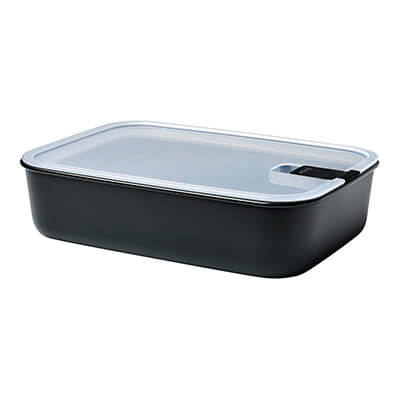 Mepal Frischhaltedose Easyclip aus Kunststoff nordic black, 2250 ml