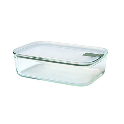 Mepal Frischhaltedose Easyclip aus Glas nordic sage, 1500 ml