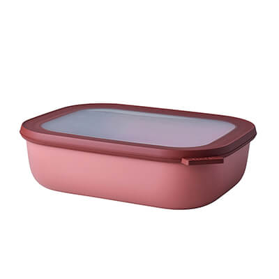Mepal Multischüssel Cirqula rechteckig vivid mauve, 2000 ml