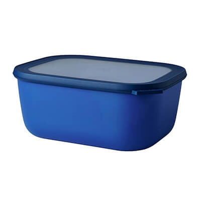 Mepal Multischüssel Cirqula rechteckig vivid blue, 3000 ml