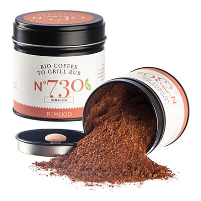 Bio Coffee to Grill Rub N° 730 von Rimoco, 80 g