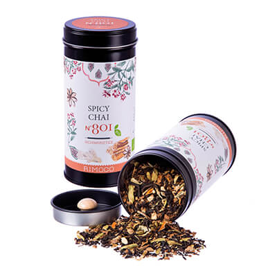 Bio Spicy Chai Tee - Schwarzer Tee N° 801 von Rimoco, 120 g