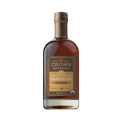 Ahornsirup Dark Color Robust Bio von Crown Maple, 250 ml