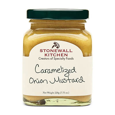 Thumbnail Caramelized Onion Mustard - Dijon Senf mit karamellisierten Zwiebeln von Stonewall Kitchen, 220 ml