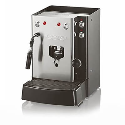 La Piccola Sara Vapore Nera schwarz Espressomaschine für ESE-Pads