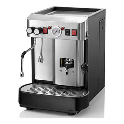 La Piccola Cecilia manuell Nera schwarz 1-gruppig Espressomaschine für ESE-Pads
