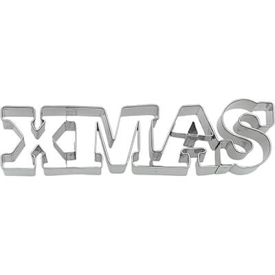 Ausstechform XMAS mit Innenprägung 14 cm von Birkmann