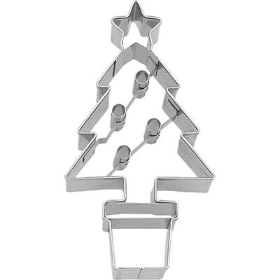 Ausstechform Weihnachtsbaum mit Innenprägung 8,5 cm von Birkmann
