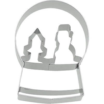 Ausstechform Schneekugel mit Innenprägung 8 cm von Birkmann