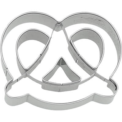 Ausstechform Brezel mit Innenprägung, 6,5 cm von Birkmann