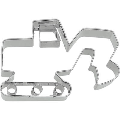 Ausstechform Bagger mit Innenprägung, 8,5 cm von Birkmann