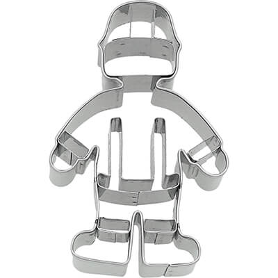 Ausstechform Feuerwehrmann mit Innenprägung 8 cm von Birkmann