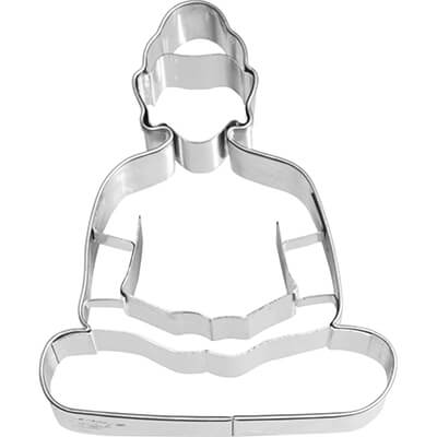 Ausstechform Buddha mit Innenprägung 8,5 cm von Birkmann