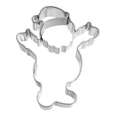 Ausstechform Santa Claus mit Innenprägung 8,5 cm von Birkmann