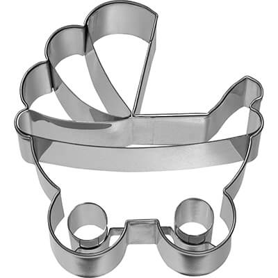 Ausstechform Kinderwagen mit Innenprägung, 7,5 cm von Birkmann