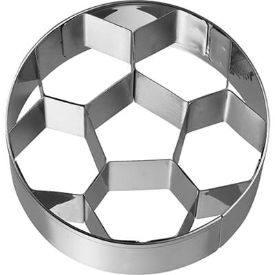Ausstechform Fußball groß, mit Innenprägung, 6,5 cm von Birkmann