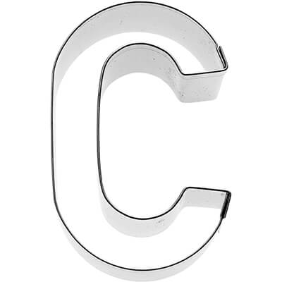 Ausstechform Buchstabe C aus Edelstahl 6 cm von Birkmann