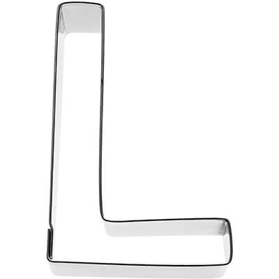 Ausstechform Buchstabe L aus Edelstahl 6 cm von Birkmann