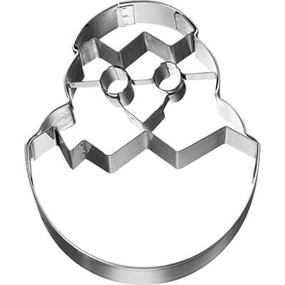 Ausstechform Küken im Ei mit Innenprägung 7,5 cm von Birkmann