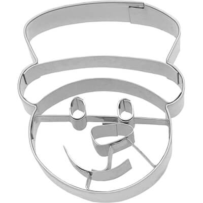 Ausstechform Schneemann Kopf mit Innenprägung 6 cm von Birkmann