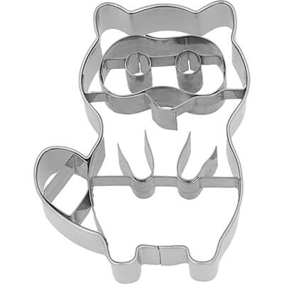Ausstechform Waschbär mit Innenprägung 7 cm von Birkmann