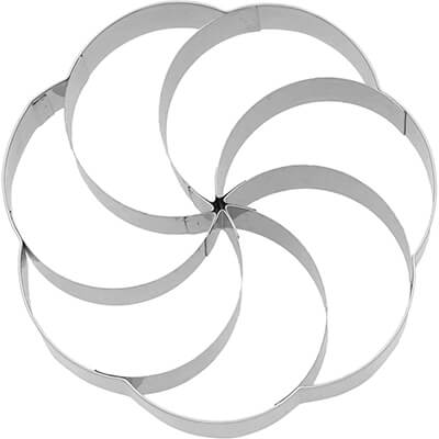 Ausstechform Kipferlkranz 10 cm von Birkmann